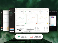 45% OFF Vue Paper Dashboard PRO Laravel